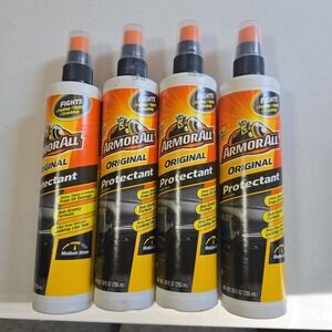 4 ArmorAll Car Original Protectant Fights Vinyl Rubber Cracking Fading 10 oz ea
